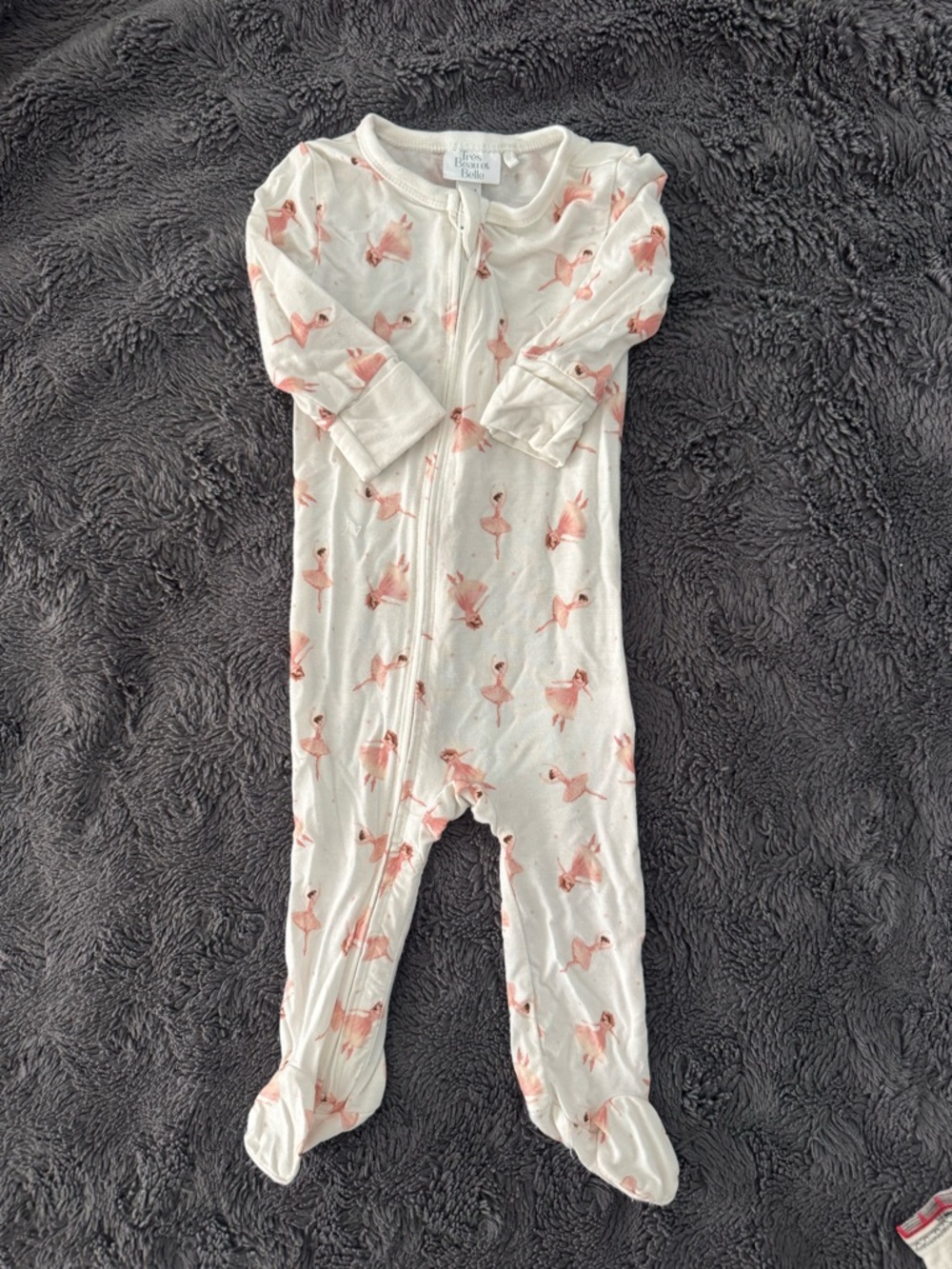 Pink Flamingo Print Footed One-Piece Sleeper